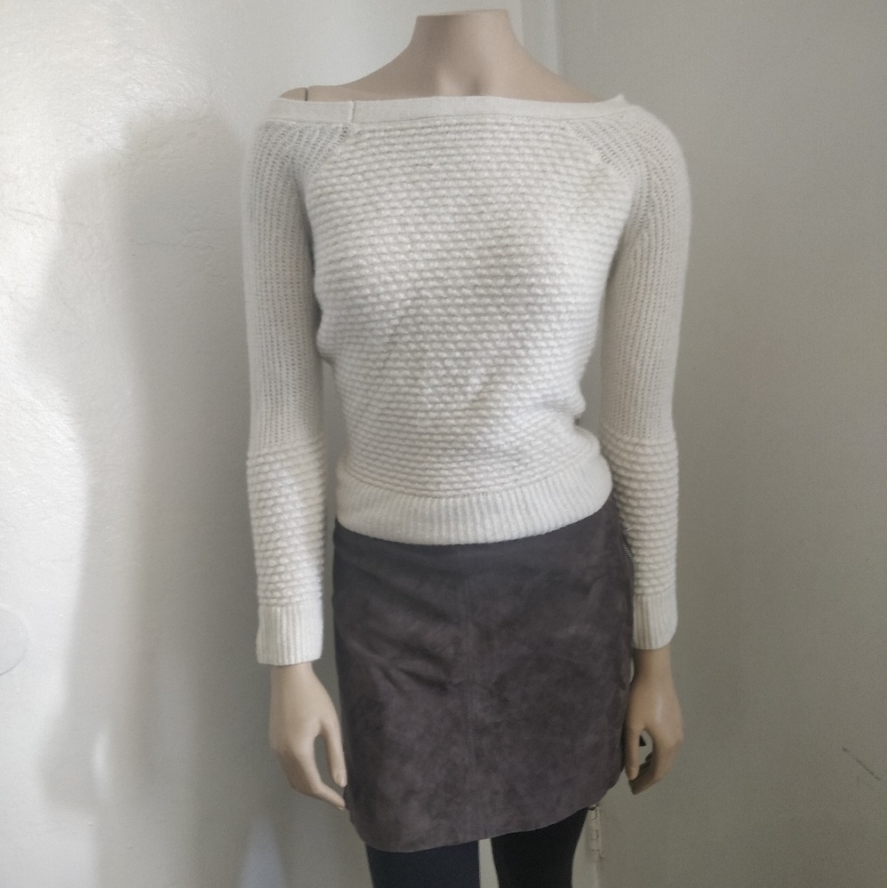 BLANKNYC Side Zip Suede Miniskirt Size 28